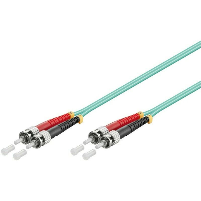Cable de fibra óptica ST-ST OM3 de 2 m