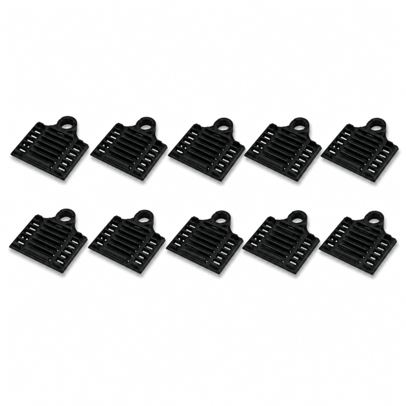 Soporte para soldadura por contracción negro - 10 piezas