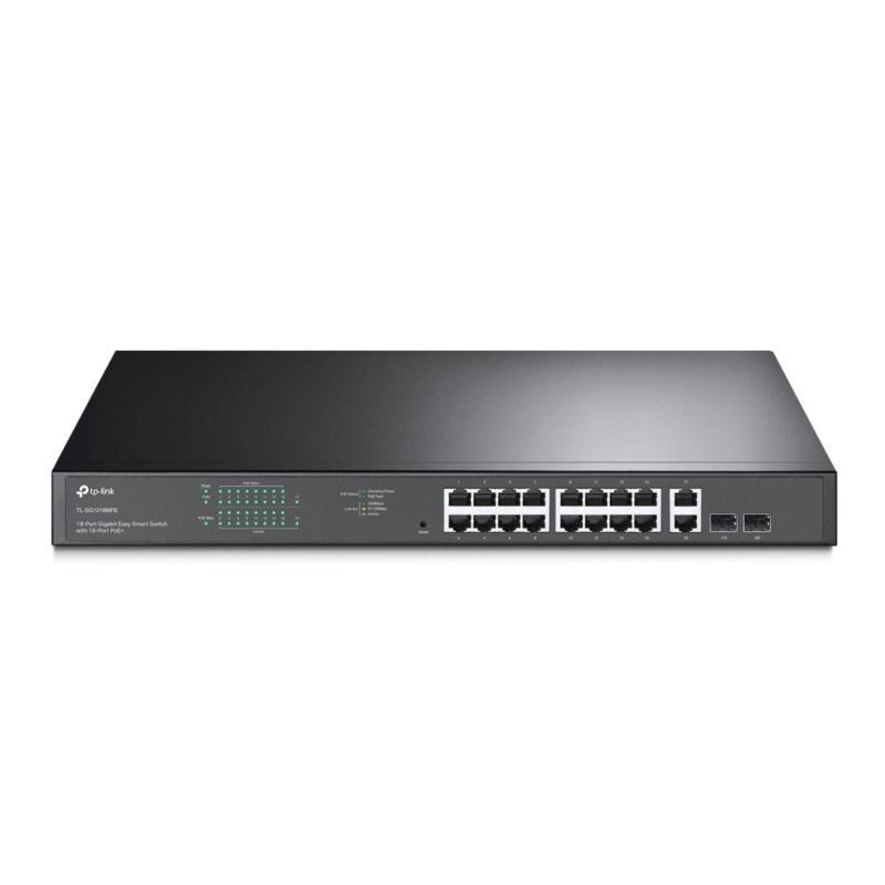 Switch inteligente PoE gestionado TP-Link de 18 puertos (modelo 1218)