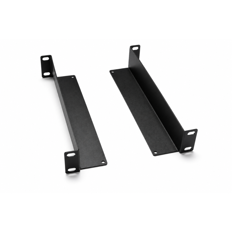 Perfil en L de 10 pulgadas para armarios de servidores de 450 mm de profundidad de 10 pulgadas - juego de 2