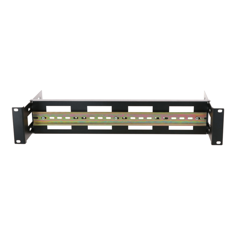 Carril DIN 2U para racks de 19 pulgadas - profundidad ajustable