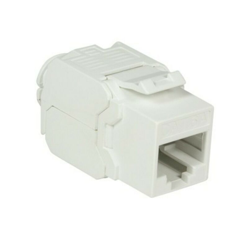 Conector Keystone UTP CAT6a - Sin herramientas - Blanco