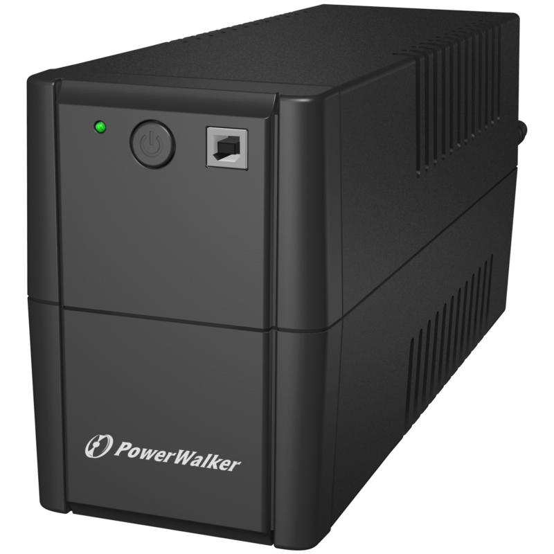 Sistema de alimentación ininterrumpida (UPS) PowerWalker interactivo de 850 VA