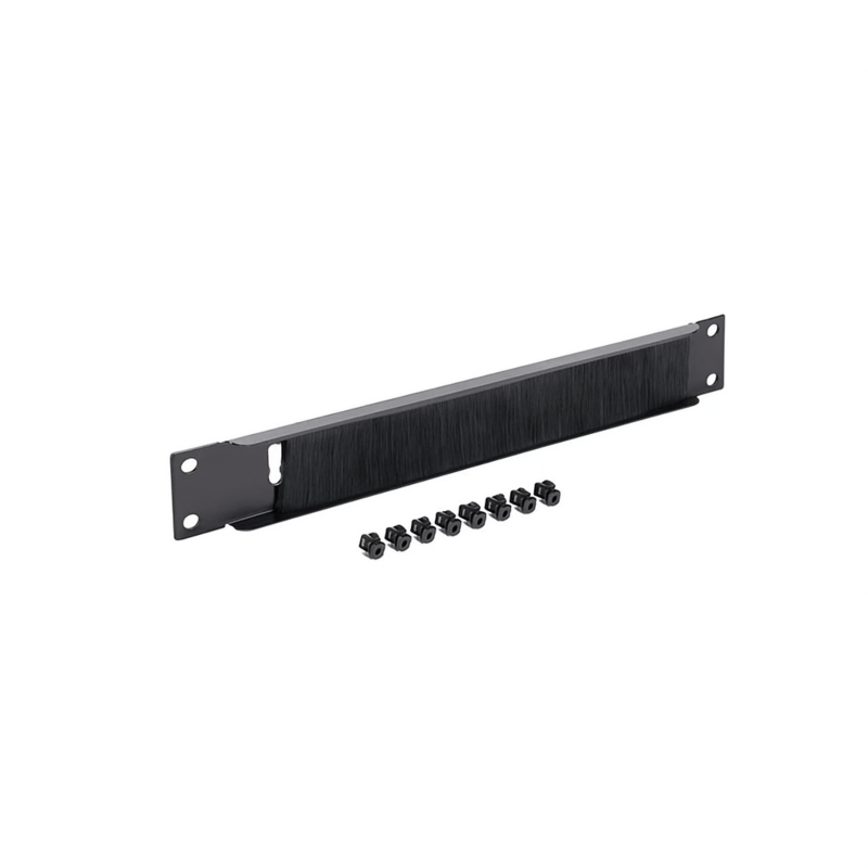 Panel de entrada de cables de 10 pulgadas con cepillo 1U