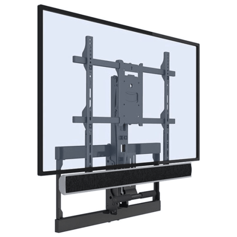 Eaglemounts - EM-MF800 - Soporte de pared vertical ajustable para pantallas planas de TV/monitor de 55'' a 85''. Capacidad máxima: 60 kg (alta resistencia).