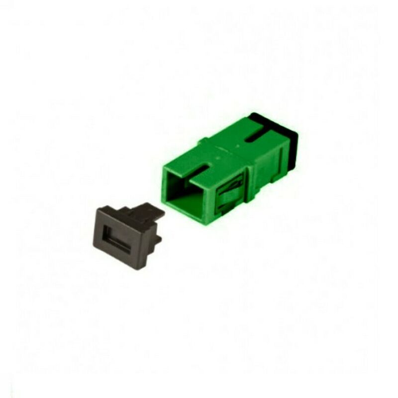 Acoplamiento Keystone monomodo SC-SC simplex verde