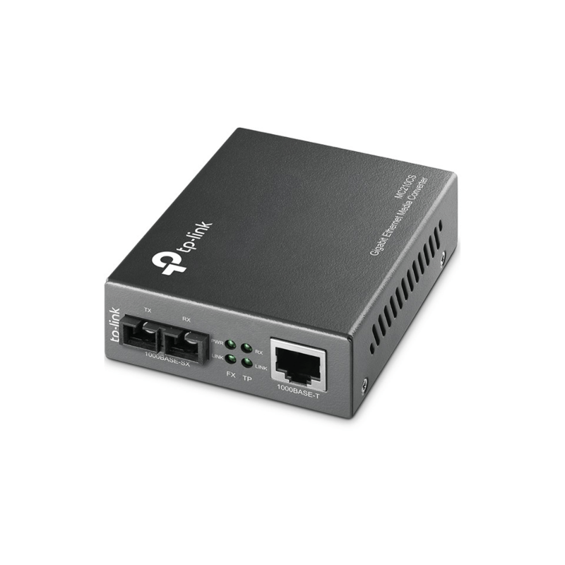 Convertidor de fibra óptica TP-Link MC210CS monomodo 1310nm SC 15Km