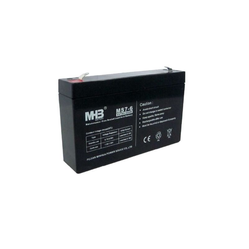 Batería PowerWalker de 6 V y 7 Ah