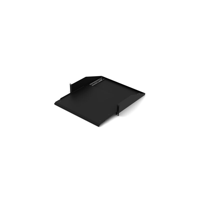 Estante extensible para servidores y armarios de pared con una profundidad mínima de 600 mm.