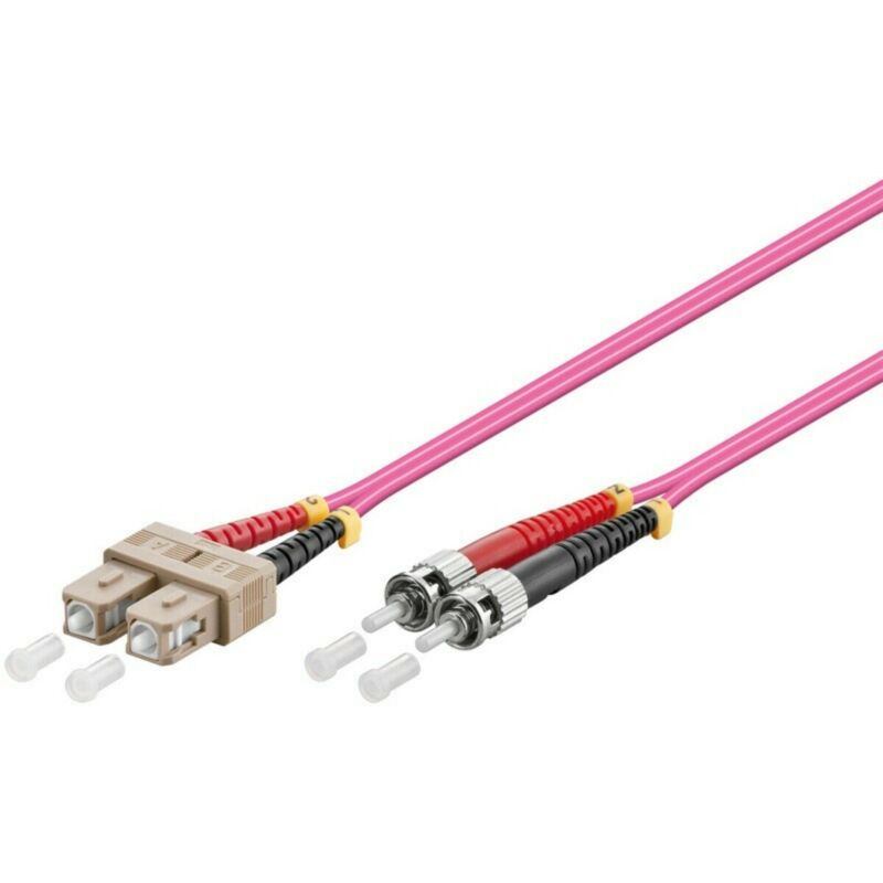 Cable de fibra óptica SC-ST OM4 de 0,50 m