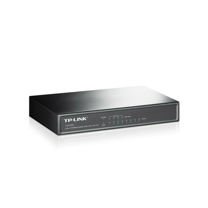 Switch PoE no gestionado TP-Link SF1008P de 8 puertos