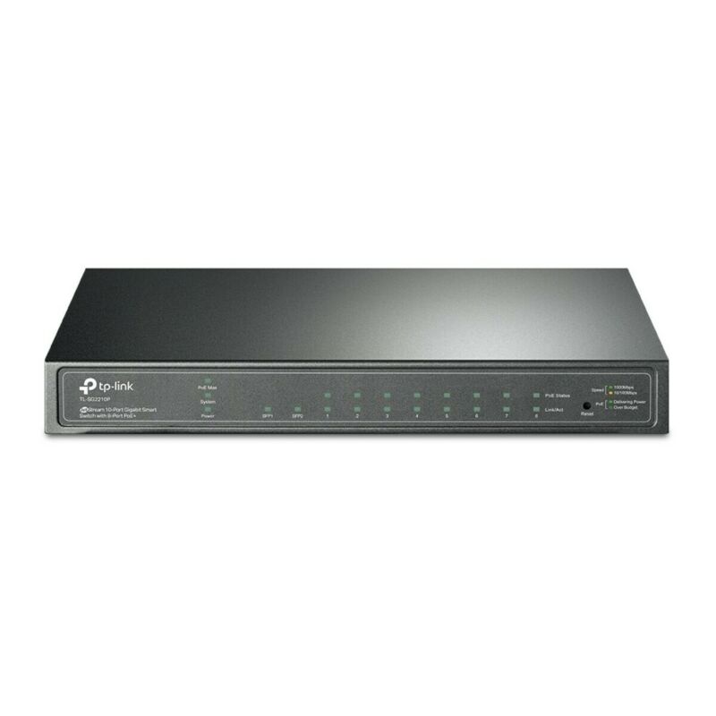 Switch PoE inteligente gestionado TP-Link JetStream 2210P de 10 puertos