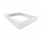 Base para armarios de servidor de 19 pulgadas, 800 x 800 x 150 mm (ancho x profundidad x alto) - Blanco