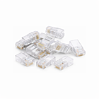 Conector DANICOM UTP CAT5e RJ45 - para núcleo flexible y rígido - 10 unidades