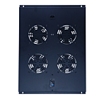 Paquete de ventiladores con 4 ventiladores y termostato adecuado para armarios de servidores de pie con una profundidad de 800 mm