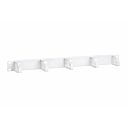 Soporte metálico para cables de 19 pulgadas (1U) - blanco