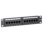 Panel de conexión UTP CAT5e de 10 pulgadas - 12 puertos