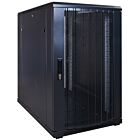 Armario para servidores de 18U con puerta perforada de 600x1000x1000 mm (ancho x profundidad x alto)