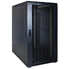 Armario para servidores de 22U con puerta perforada de 600x1000x1200 mm (ancho x profundidad x alto)