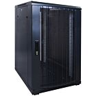 Armario para servidores de 18U con puerta perforada de 600x800x1000 mm (ancho x profundidad x alto)