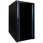 Armario para servidores de 22U con puerta de cristal de 600x800x1200 mm (ancho x profundidad x alto)