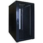 Armario para servidores de 22U con puerta perforada de 600x800x1200 mm (ancho x profundidad x alto)
