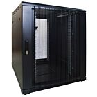 Armario para servidores de 18U con puerta perforada de 800x1000x1000 mm (ancho x profundidad x alto)