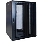 Armario para servidores de 22U con puerta perforada de 800x800x1200 mm (ancho x profundidad x alto)