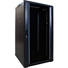 Armario para servidores de 22U con puerta de cristal de 600x600x1200 mm (ancho x profundidad x alto)