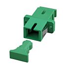 Acoplamiento monomodo SC-SC simplex verde