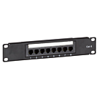 Panel de conexión UTP CAT6 de 10 pulgadas - 8 puertos