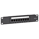 Panel de conexión UTP CAT5e de 10 pulgadas - 8 puertos