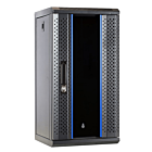 Armario para servidores de 10 pulgadas y 12U con puerta de cristal, 312 x 310 x 618 mm (ancho x profundidad x alto).