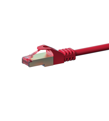 Cable de conexión CAT6 S/FTP (PIMF) de 2 m, color rojo 