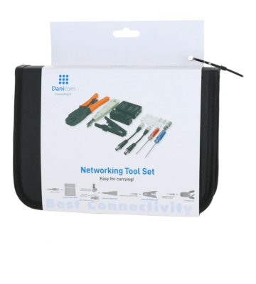 Kit de herramientas de red Danicom profesional en maletín de transporte