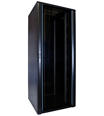 Armario para servidores de 47U con puerta de cristal de 800x800x2200 mm (ancho x profundidad x alto)