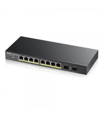 Switch PoE+ gestionado inteligente Zyxel GS1900 de 8 puertos
