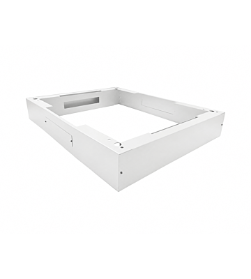 Base para armarios de servidor de 19 pulgadas, 800 x 1000 x 150 mm (ancho x profundidad x alto) - Blanco