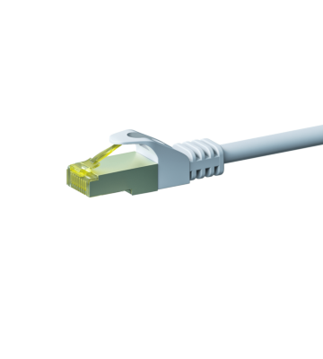 Cable de conexión Cat7 S/FTP (PIMF) de 5 m, color blanco