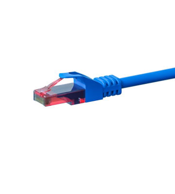 Cable de conexión UTP CAT6 de 2 m, azul - 100 % cobre