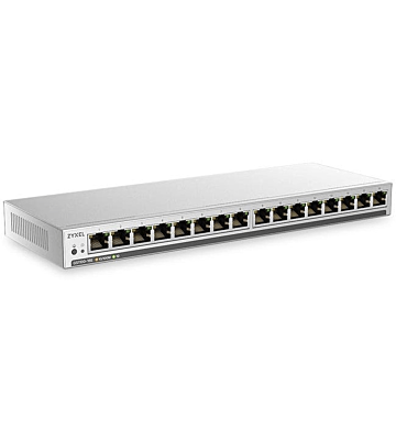 Switch no gestionado Zyxel GS1100-16E de 16 puertos