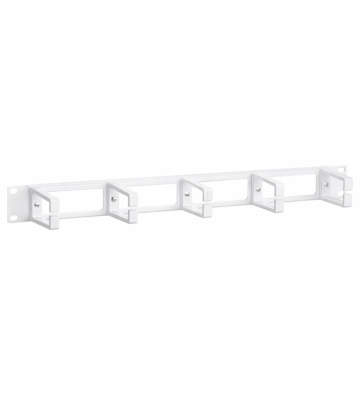 Soporte para cables de 19 pulgadas, 1U, blanco