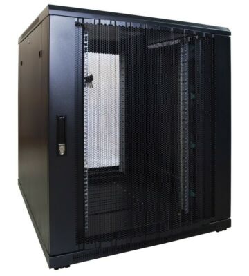 Armario para servidores de 18U con puerta perforada de 800x1000x1000 mm (ancho x profundidad x alto)