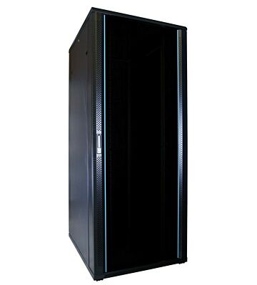Armario para servidores de 42U con puerta de cristal de 800x1000x2000 mm (ancho x profundidad x alto)