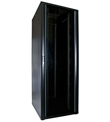 Armario para servidores de 47U con puerta de cristal de 800x1000x2200 mm (ancho x profundidad x alto)