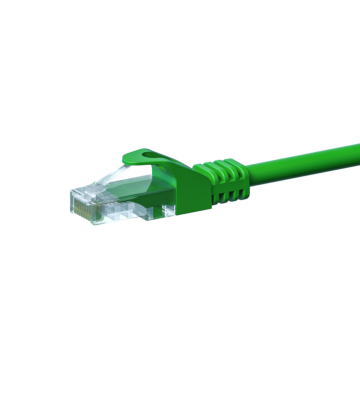 Cable de conexión UTP CAT5e de 2 m, color verde - CCA