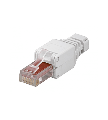 Conector RJ45 sin herramientas DANICOM UTP CAT6a - para núcleos flexibles y rígidos