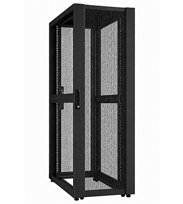 Armario para servidores de centro de datos de 42U con puerta perforada de 800x1000x2000 mm (ancho x profundidad x alto).
