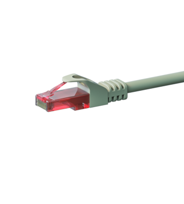 Cable de conexión UTP CAT6 de 1,50 m, gris - 100 % cobre