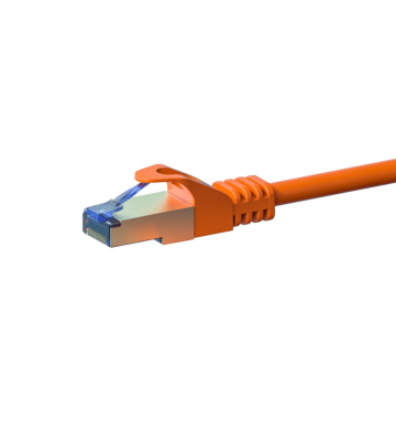 Cable de conexión CAT6a S/FTP (PIMF) de 0,50 m, color naranja